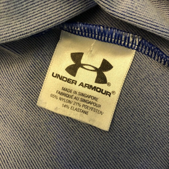 Under Armour XL Fitted Blue Mock Turtleneck Layer - Picture 8 of 9